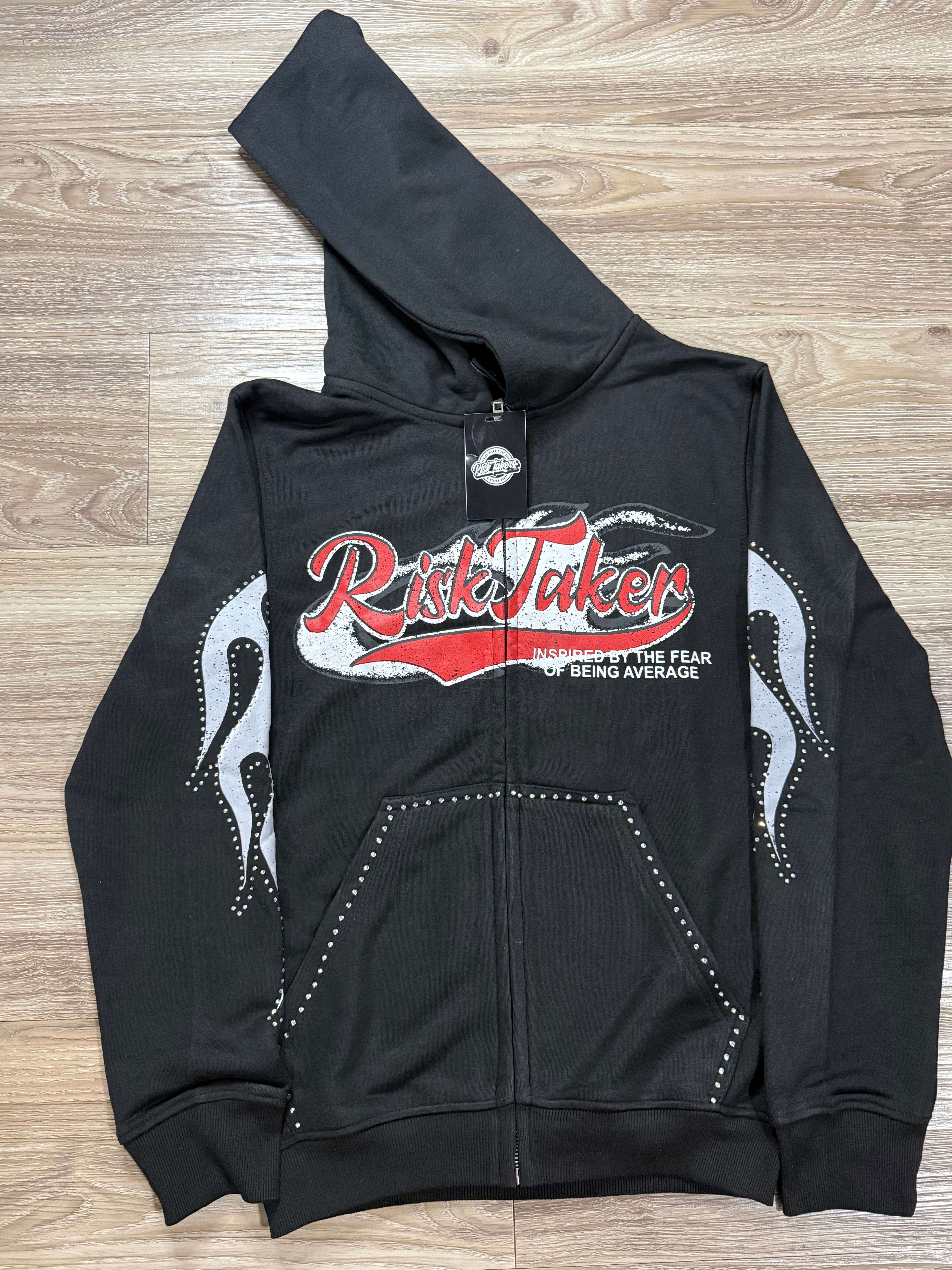 Black RiskTaker Sweat Suit
